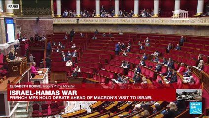 French PM Élisabeth Borne calls for aid to Gaza while reaffirming support of Israel