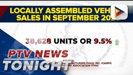 PH vehicle sales up in September
