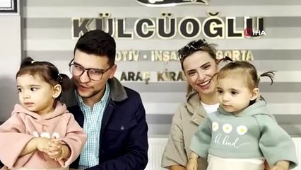 Polisi gören 2 yaşındaki ikiz kardeşler el kaldırdı! O anlar gülümsetti