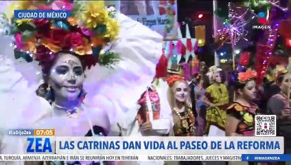 Así se vivió la Mega Procesión de Catrinas 2023 en la CDMX