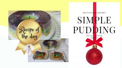 PUDING LEZAT LAPIS KETAN SAUS GULA MERAH