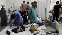 Medici al lavoro a Rafah per curare i bambini palestinesi feriti