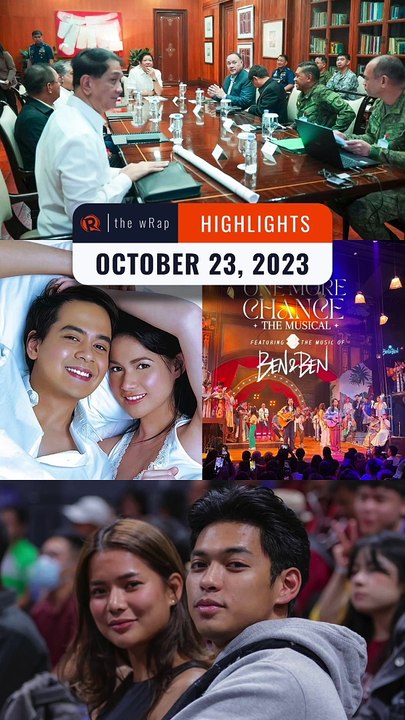 Rappler's highlights: Collision in Ayungin Shoal, One More Chance musical, Ricci Rivero | The wRap | October 23, 2023