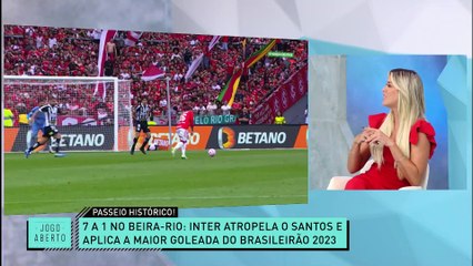 Renata Fan comemora goleada do Inter: “Jogo necessário contra um adversário de tabela”