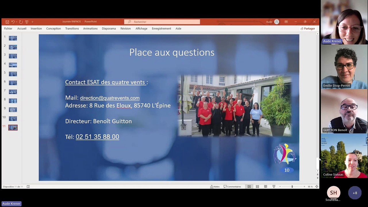 RNFNOS - Mieux répondre aux besoins de son territoire, un levier du développement, une démarche entrepreneuriale. L’exemple d’une diversification d’activité réussie.