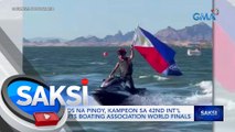 17-anyos na Pinoy, kampeon sa 42nd Int'l Jetsports Boating Association World Finals | Saksi