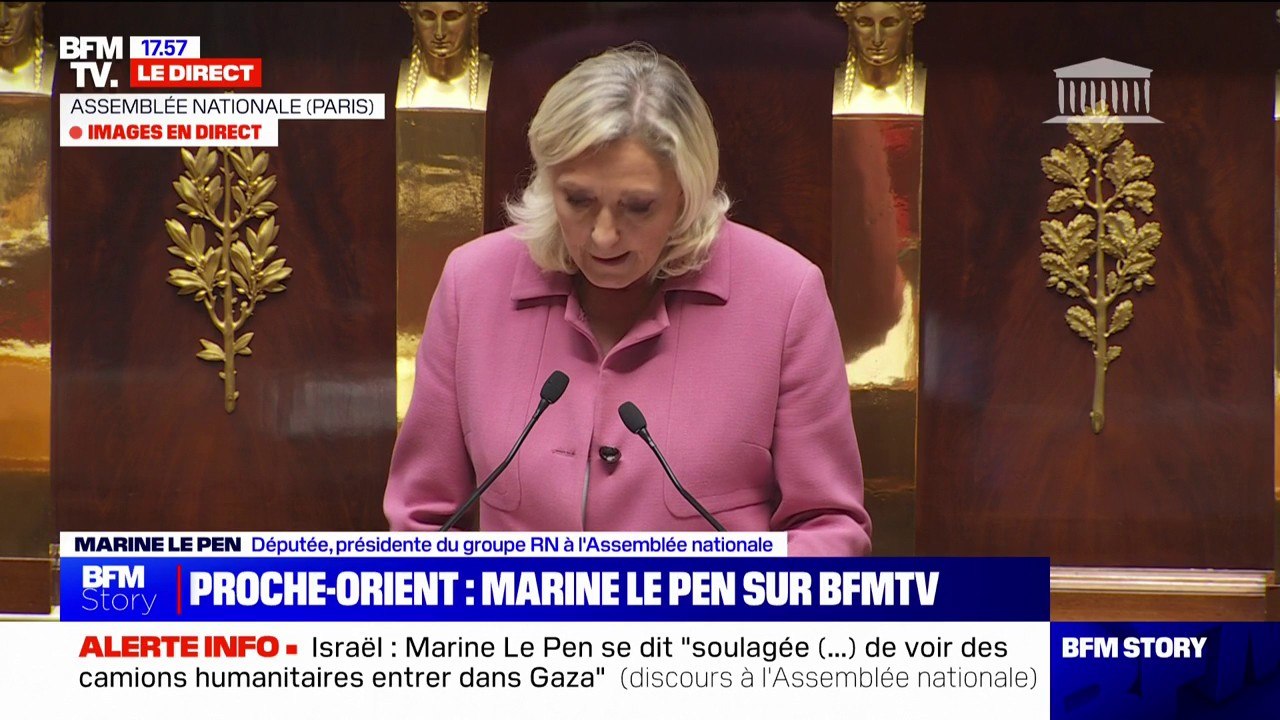 Marine Le Pen: "Après 6 ans de mandat d'Emmanuel Macron, nous ne pouvons que regretter le délitement de notre diplomatie"