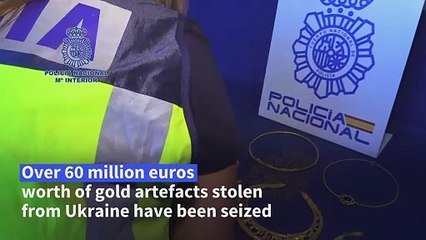 60 million euros worth of historic jewellery from Ukraine seized in Madrid