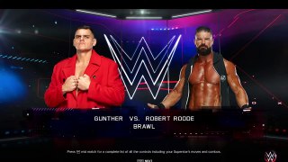WWE Gunther vs Robert Roode