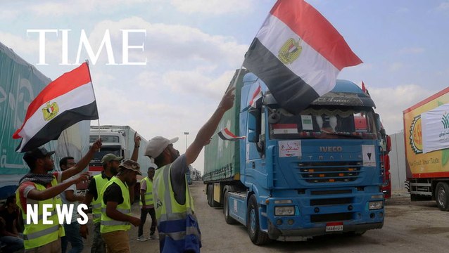Egypt’s Border Crossing Opens to Let Desperately Needed Aid Into Besieged Gaza