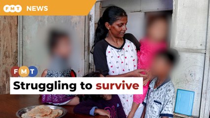 Mum goes days without food as she struggles to raise 5 kids