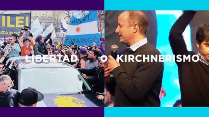 Libertad vs. Kirchnerismo: Javier Milei arranca con una campaña muy parecida a la de Bullrich