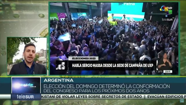 Candidatos Sergio Massa y Javier Milei medirán fuerzas en segunda vuelta