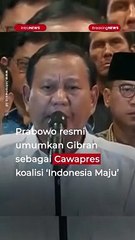 Koalisi Indonesia Maju (KIM) Resmi Usung Gibran Jadi Cawapres Prabowo di Pilpres 2024