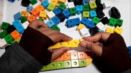ASMR - DIY Army Vehicle : Tank with NumberBlocks Mathlink Cubes || Genius Kids - STEM Learning