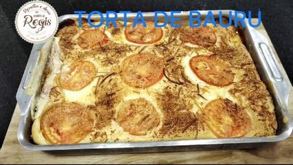 TORTA DE BAURO - FEITO NO LIQUIDIFICADOR