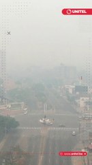 ¡Preocupante crisis ambiental en Santa Cruz! La densa humareda y mala calidad del aire pone en alerta a grupos de riesgo