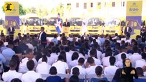 Se acabó enviar los niños en motoconcho Gobierno amplía el programa de Transporte Escolar