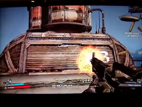 BORDERLANDS 1 - ARMES : HLK490 Steel Machine Gun / TORGUE (lvl 68) [X1 Explosion]