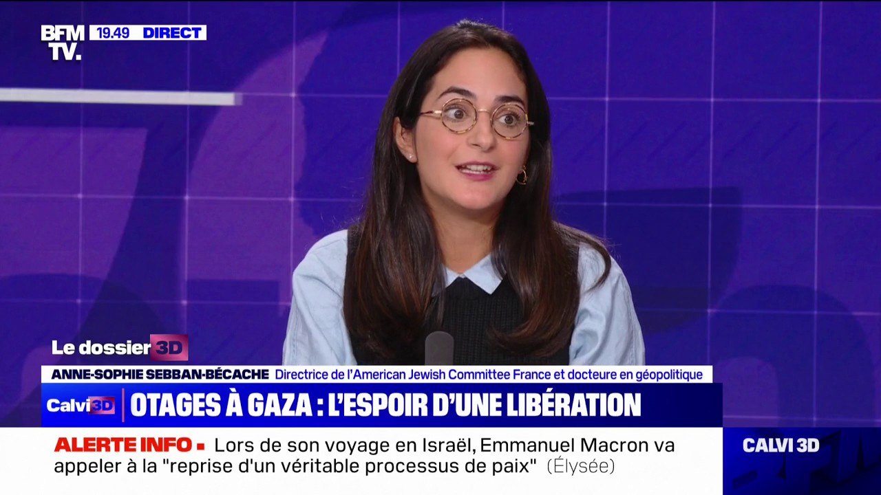 Visite d'Emmanuel Macron en Israël: "L'ambition politique de régler le conflit israélo-palestinien me semble trop ambitieuse", estime Anne-Sophie Sebban-Bécache (directrice de l’American Jewish Committee France)