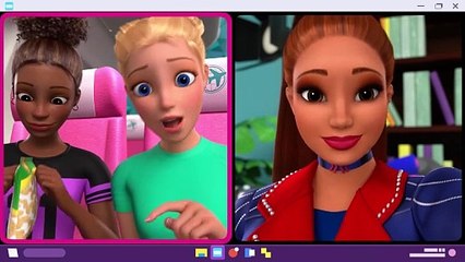 BARBIE'S BIG PRESS CONFERENCE!  Barbie And Barbie On Set - Ep. 8