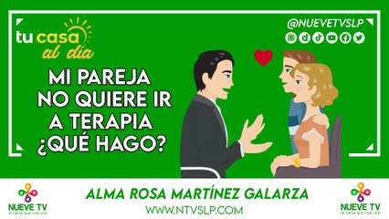 Mi pareja no quiere ir a terapia ¿Qué hago?
