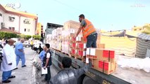 Gaza, un camion di aiuti dell'Oms arriva all'ospedale Nasser