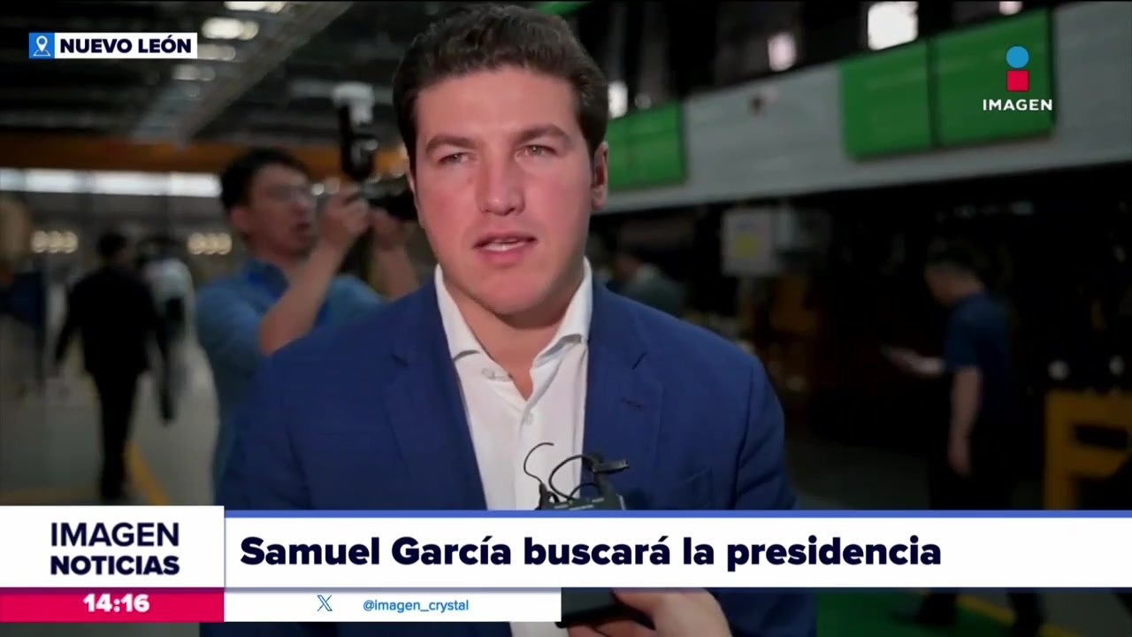 Samuel García buscará la presidencia