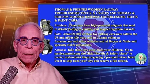 Thomas and Friends Wooden Railway Cars Have Dangerous Magnets