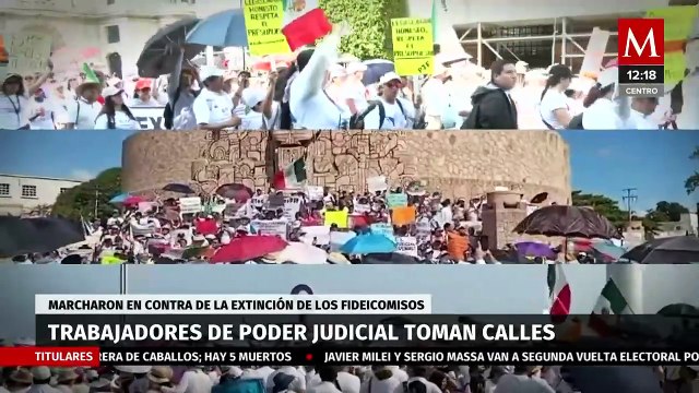 Así fueron las marchas de trabajadores del Poder Judicial, tomaron calles en todo el país