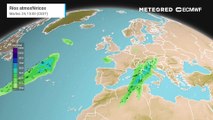 Un río atmosférico impactará en Galicia entre el miércoles y el jueves