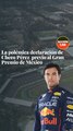 La polémica declaración de Checo Pérez sobre Red Bull previo al Gran Premio de México