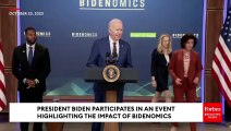 BREAKING NEWS: President Biden Delivers Remarks On The Impact Of Bidenomics