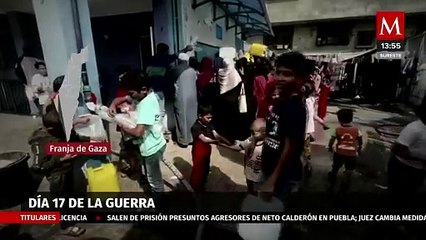 Más de 5 mil 87 muertos por bombardeos de Israel sobre Gaza