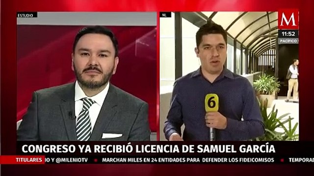 Diputados en NL reaccionna a la solicitud de licencia de Samuel García