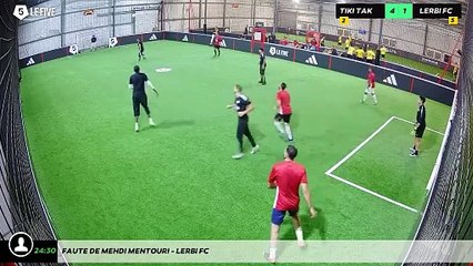 Faute de Mehdi Mentouri - Lerbi FC