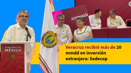 Veracruz recibió más de 20 mmdd en inversión extranjera: Sedecop