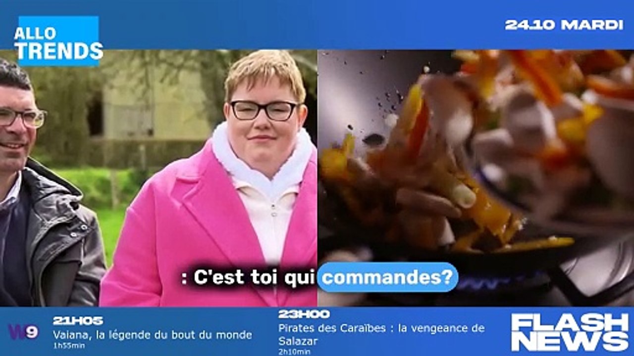 Patrice accueille Justine de L'amour est dans le pré et découvre une hôte au caractère affirmé : "Je suis la reine de la maison !"