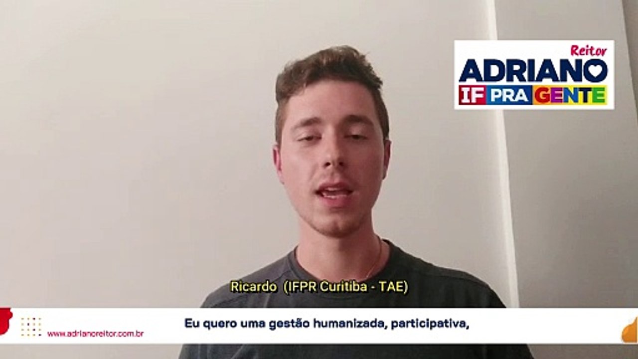 Adriano - Depoimento - Ricardo (IFPR-Curitiba)