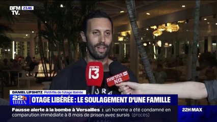"Nous espérons que ma grand-mère va bien et qu'elle est en bonne santé":  La réaction du petit-fils d'une des otages libérées par le Hamas ce lundi