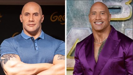 Dwayne 'The Rock' Johnson Wants His Paris Wax Figure Improved | THR News Video