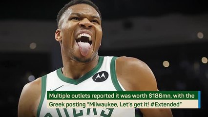 Descargar video: Giannis agrees Bucks extension