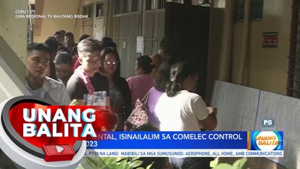 Negros Oriental, isinailalim sa COMELEC control para sa 2023 | UB
