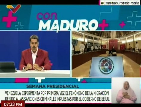 Jefe de Estado indica que debido a las sanciones de Obama comenzó la migración venezolana