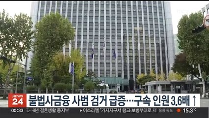 불법사금융 사범 검거 급증…구속 인원 3.6배↑