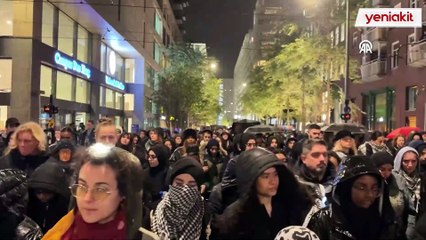 Hollanda'da anneler, Gazze için sessiz yürüyüş gerçekleştirdi