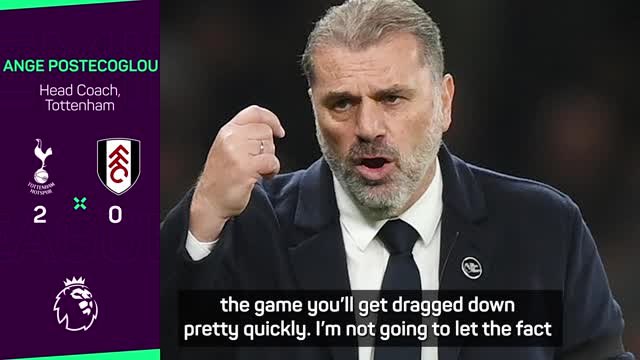 Postecoglou not happy with second half despite Spurs win