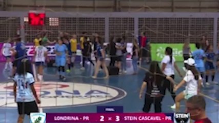 Torcida do Londrina invade a quadra e jogo com o Stein termina em confusão