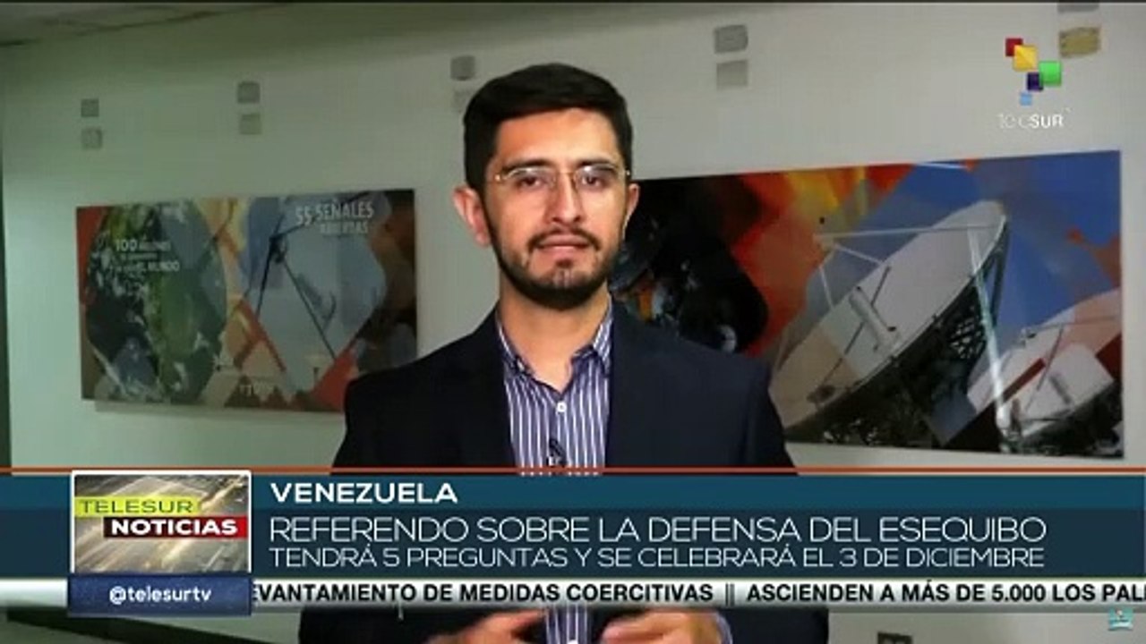Referendo sobre defensa del Esequibo tendrá 5 preguntas y se celebrará el 3 de diciembre