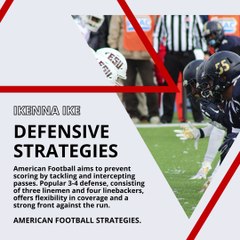 | IKENNA IKE | AMERICAN FOOTBALL STRATEGIES: DEFENSIVE STRATEGIES (PART 2) (@IKENNAIKE)